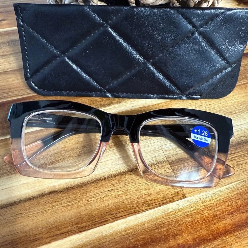 Stylish Black and Pink Women's Glasses